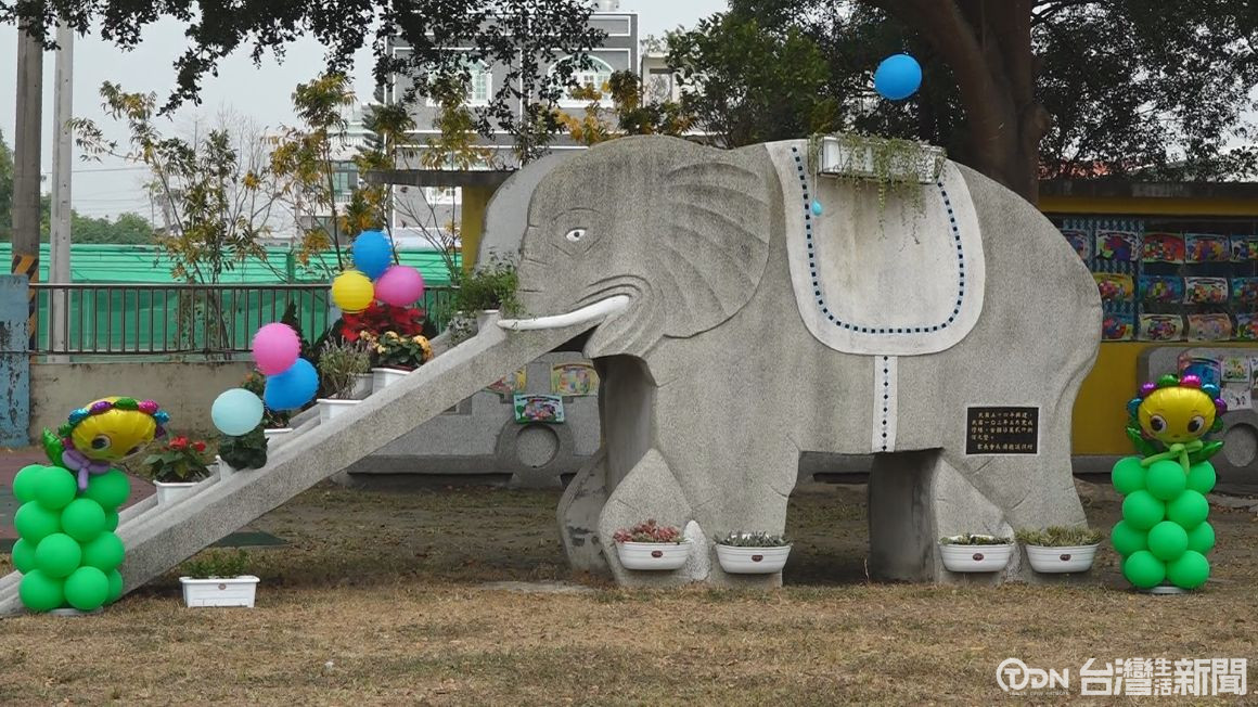 校園大象溜滑梯退休轉型成繪本小花園 鑫傳國際多媒體科技股份有限公司tdn台灣生活新聞